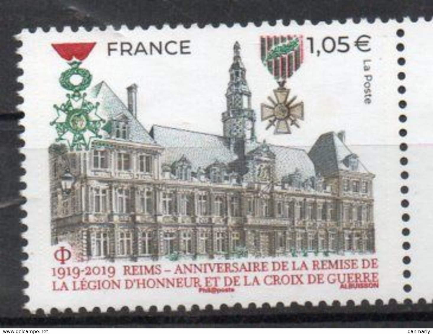 TIMBRE DE 2019 , REIMS Anniversaire De La Remsie De La Légion D'honneur Et De La Croix De Guerre  Y Etr T N° 5338 - Ongebruikt