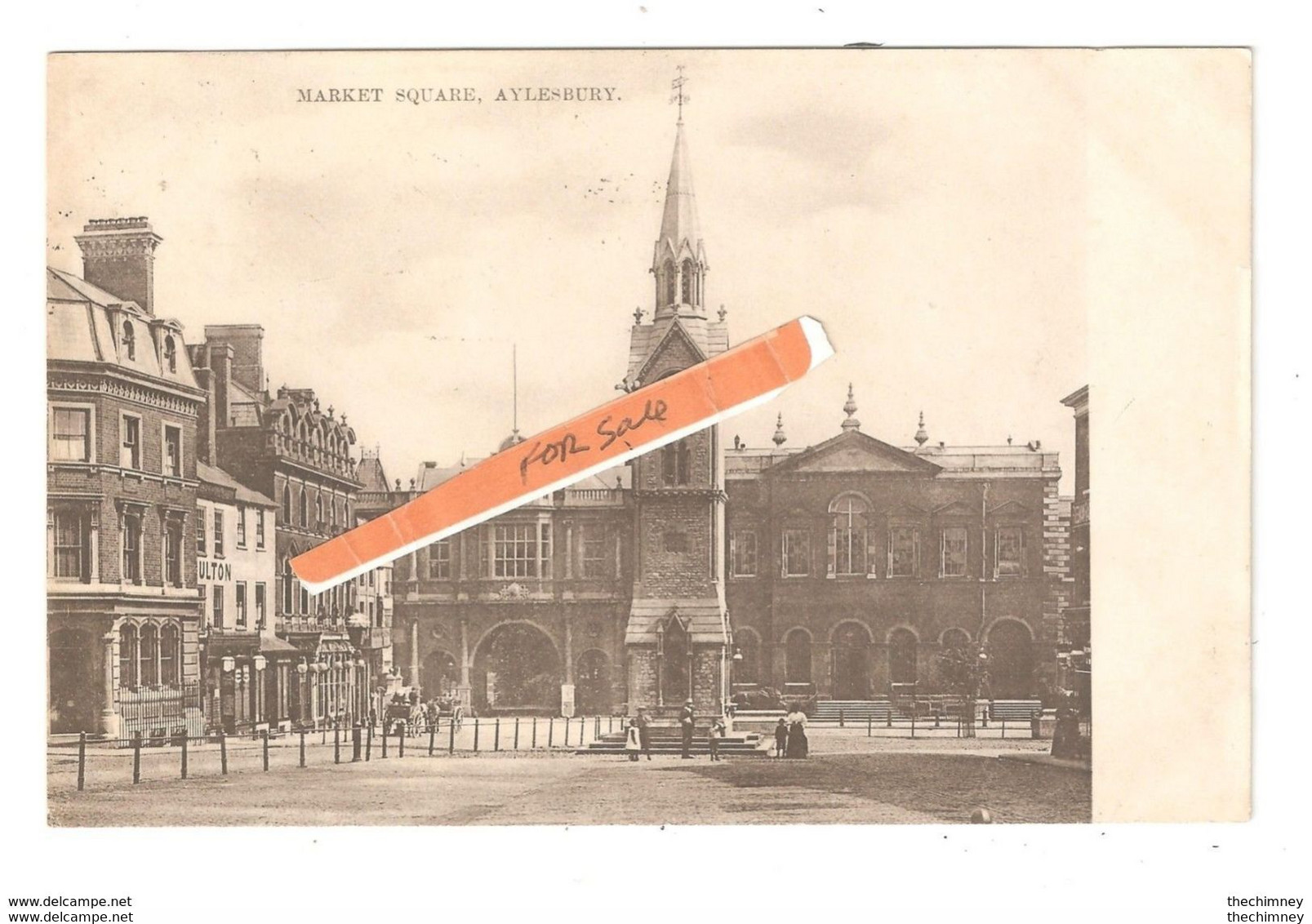 MARKET SQUARE AYLESBURY RAPHAEL TUCK COUNTY POSTCARD SERIES No.307 BUCKS USED - Buckinghamshire