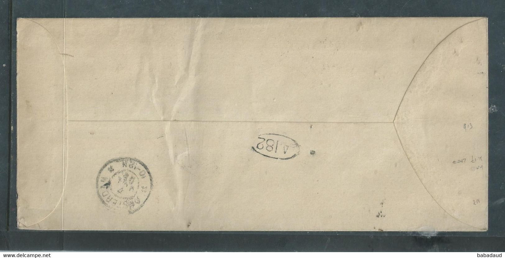 S.Africa, Transvaal, Vice Consul Netherlands H/s, 2 1/2d JOHANNESBURG 14 JUN 02, PASSED BY PRESS CENSOR > AMSTERDAM - Transvaal (1870-1909)