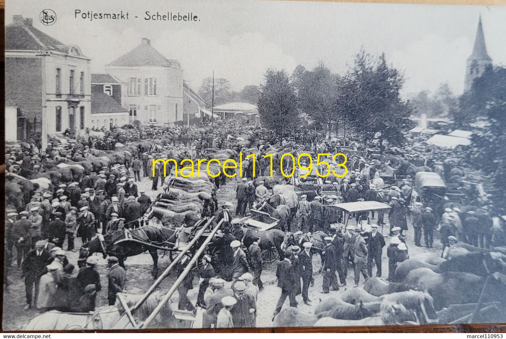 Schellebelle-Potjesmarkt 1943 (TOP)ANIMATIE - Wichelen