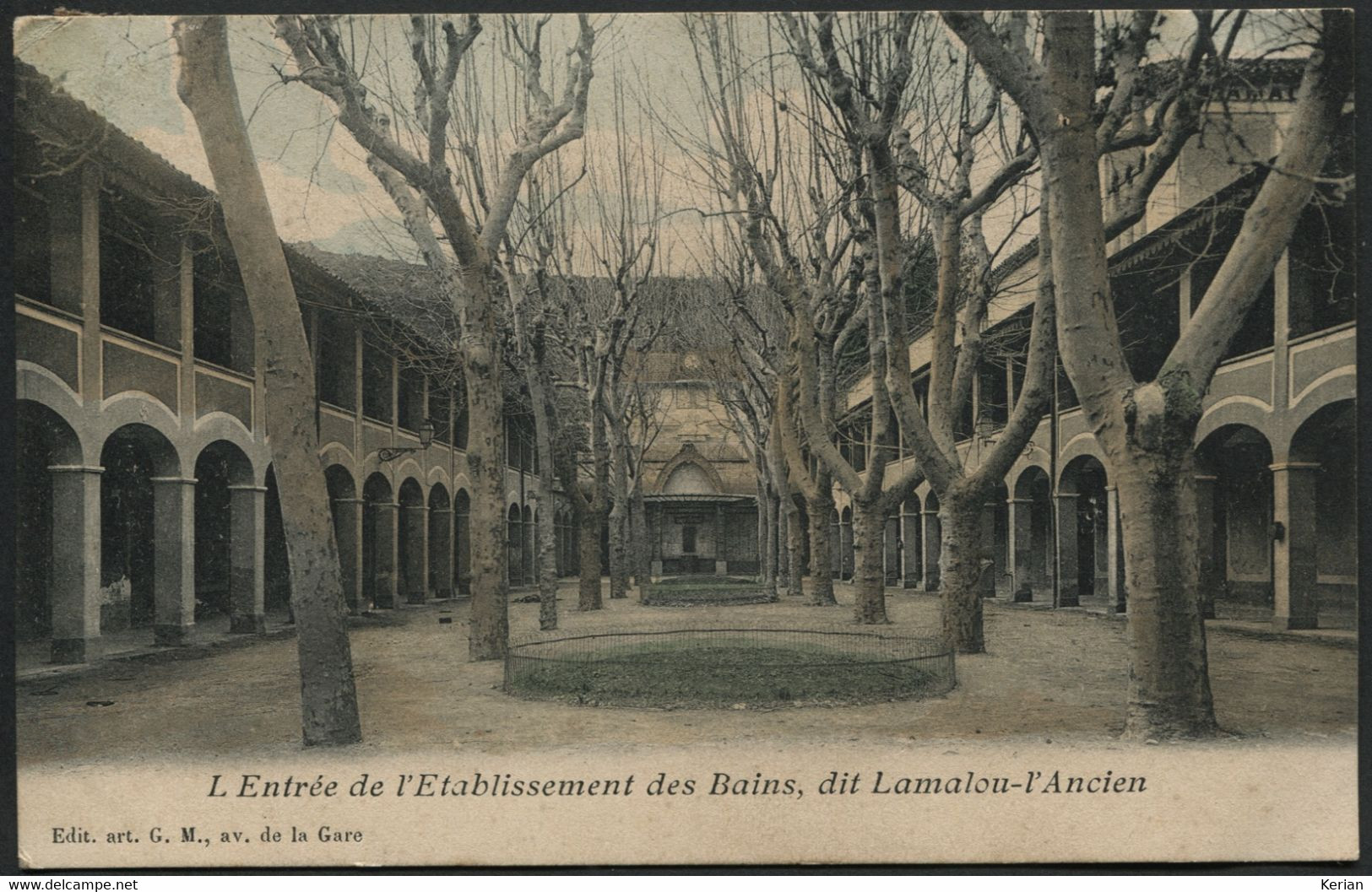 L'Entrée De L'Etablissement Des Bains, Dit Lamalou-l'Ancien - Edit. Art. G. M. - Voir 2 Scans - Lamalou Les Bains