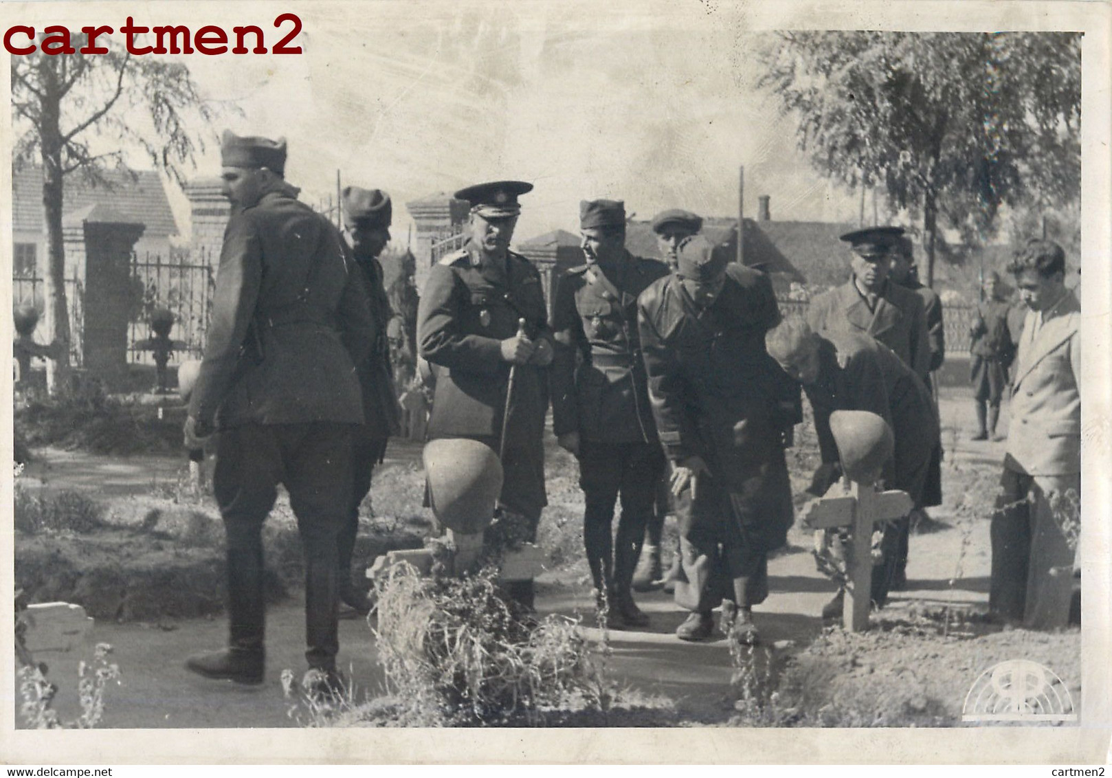 PHOTOGRAPHIE ANCIENNE : TRANSINISTRIA MOLDAVIE MOLDAVIE MILITARIA ROUMANIE ROMANIA GUERRE TOMBE ENTERREMENT UKRAINE - Moldova