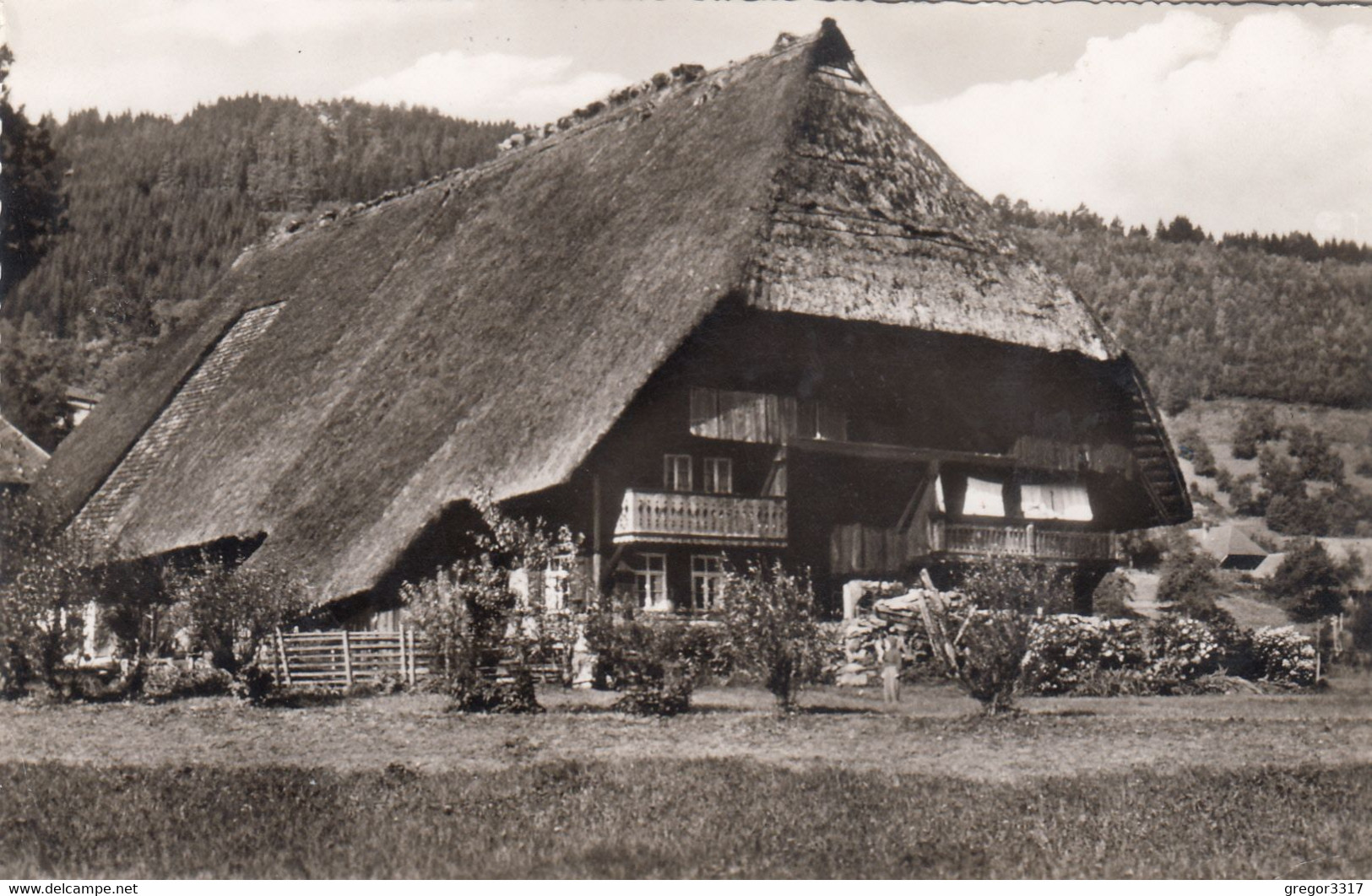 8912) GUTACH - Ältestes Schwarzwaldhaus In Gutach - Im Schwarzwald - Schöne Alte S/W AK - Gutach (Breisgau)