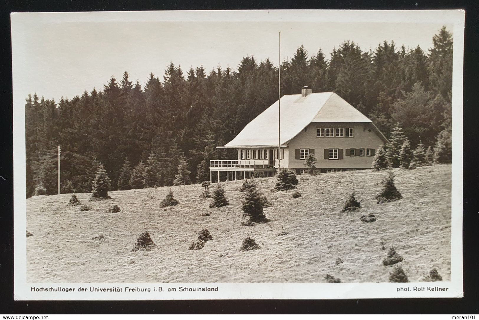 Deutsches Reich 1937, Postkarte "Hochschullager Universität Freiburg Am Schauinsland" Gelaufen - Cartas & Documentos