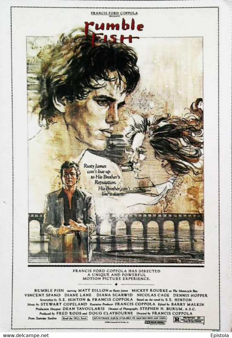 ►  Carte Affiche  Rumble Fish  Francis Ford Coppola - Affiches Sur Carte