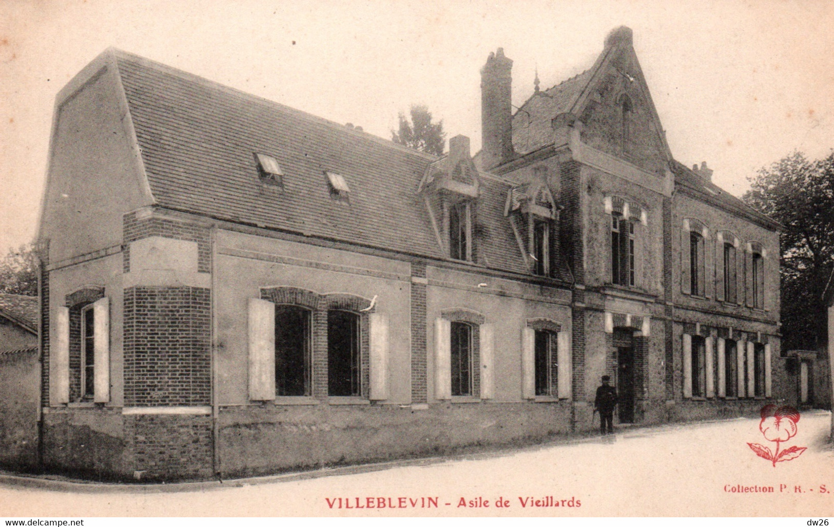 Villeblevin (Yonne) L'Asile De Vieillards - Collection P.R.S. - Carte Non Circulée - Villeblevin