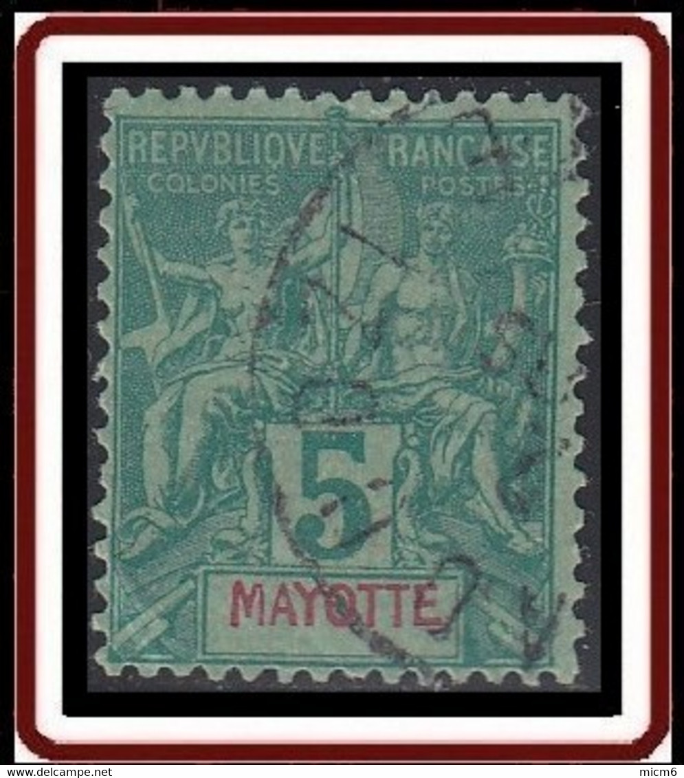 Mayotte - N° 04 (YT) N° 4 (AM) Oblitéré. - Used Stamps