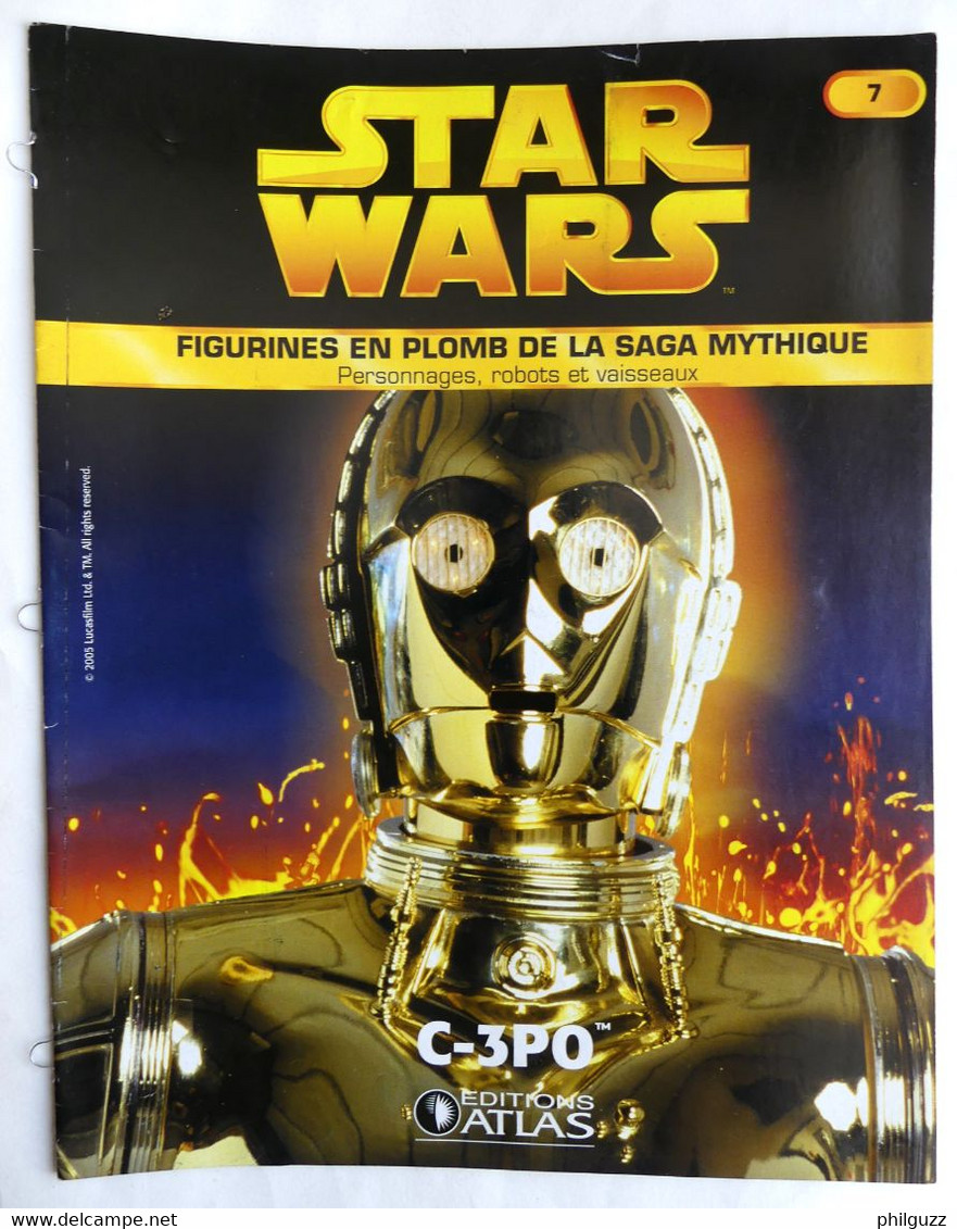 LIVRET EDITIONS ATLAS STAR WARS FIGURINES 2005 6 - C - 3PO C-3PO (2) - Episodio I