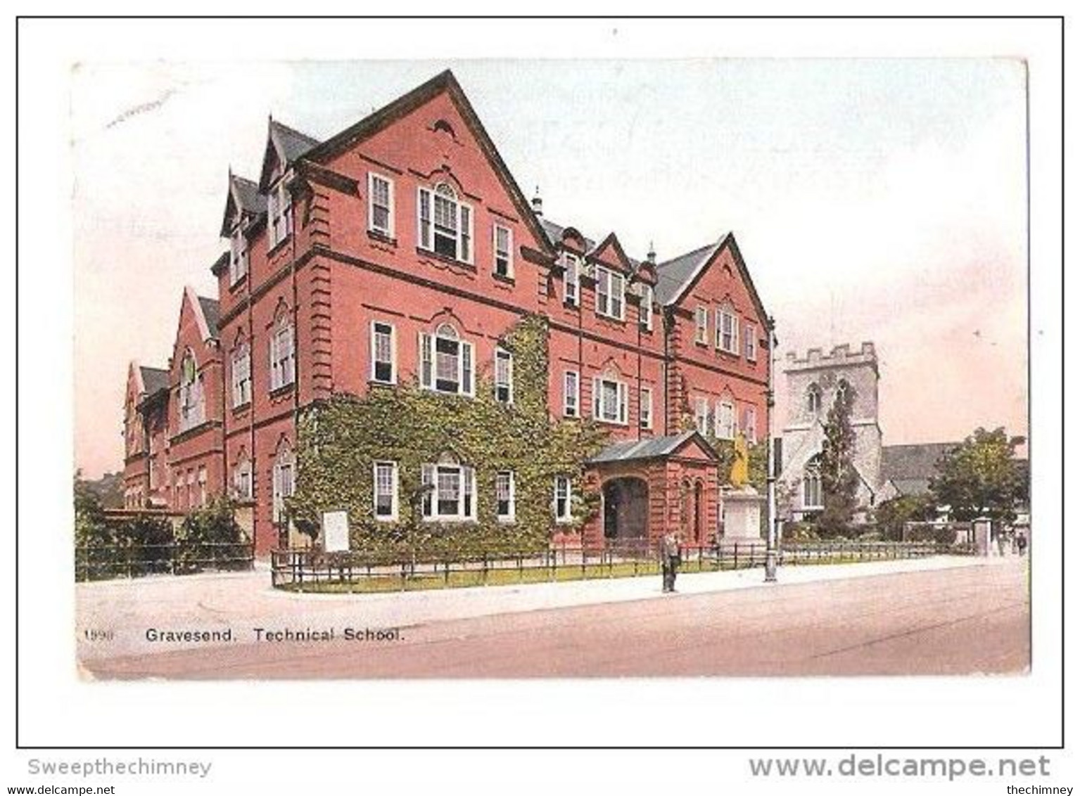 Gravesend Technical School Used 1906 Kent Nr Northfleet - Otros & Sin Clasificación