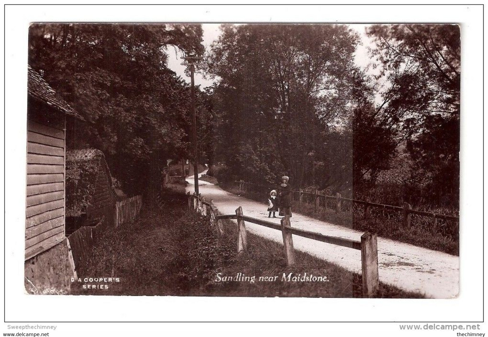 RP Sandling Nr Maidstone G A Coopers Series Vintage Kent Postcard Photograph Used With Stamp - Other & Unclassified