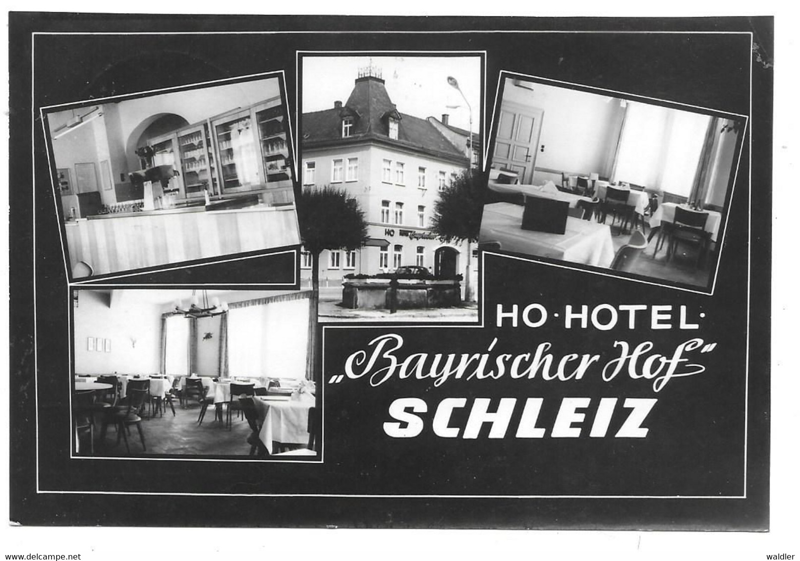 6550  SCHLEIZ / THÜR. -  HOTEL "BAYRISCHER HOF"     1965 - Schleiz