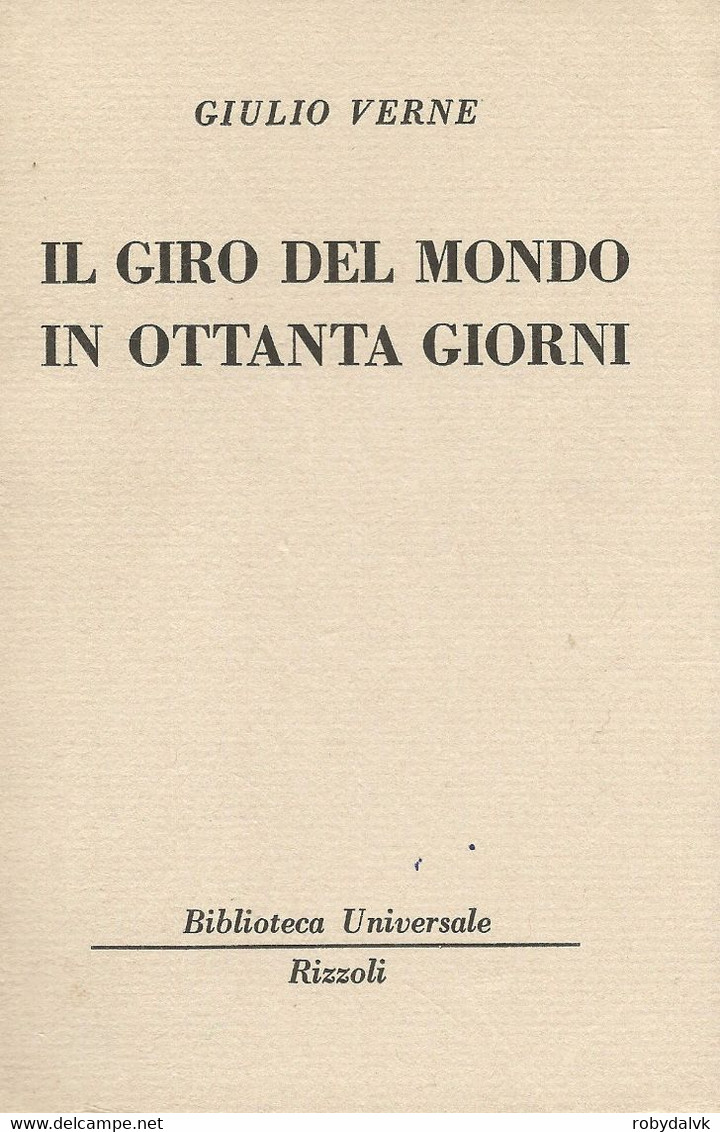 LB168 - JULES VERNE : IL GIRO DEL MONDO IN OTTANTA GIORNI - Editions De Poche