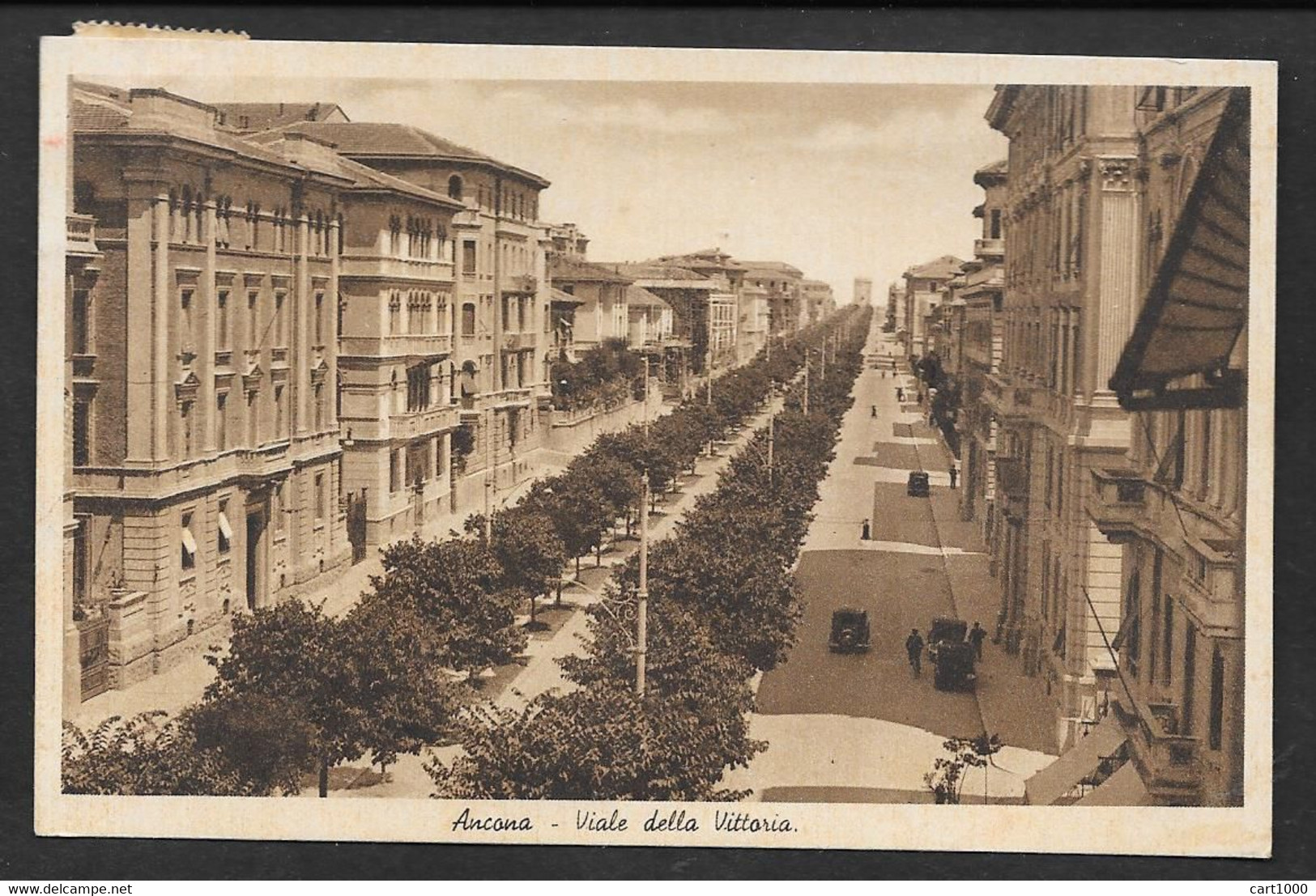 ANCONA VIALE DELLA VITTORIA VG. 1939 N° B994 - Ancona