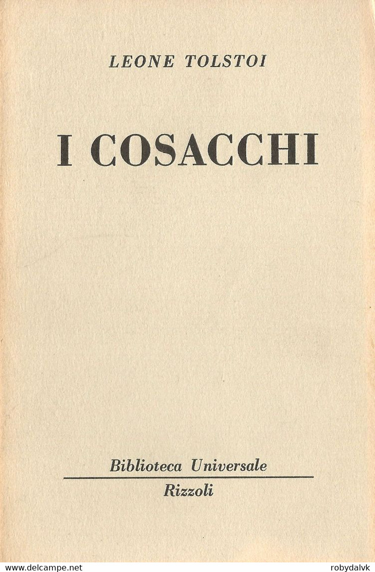 LB175 - LEONE TOLSTOI : I COSACCHI - Edizioni Economiche