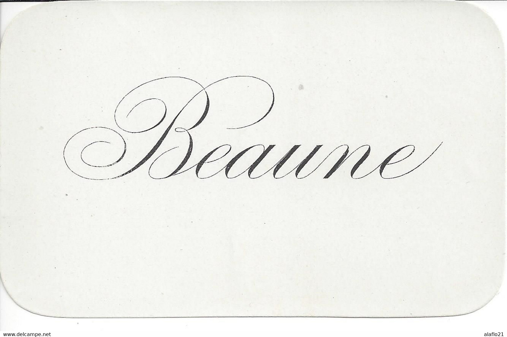 BEAUNE - Etiquette Très Ancienne - Neuve - Bourgogne