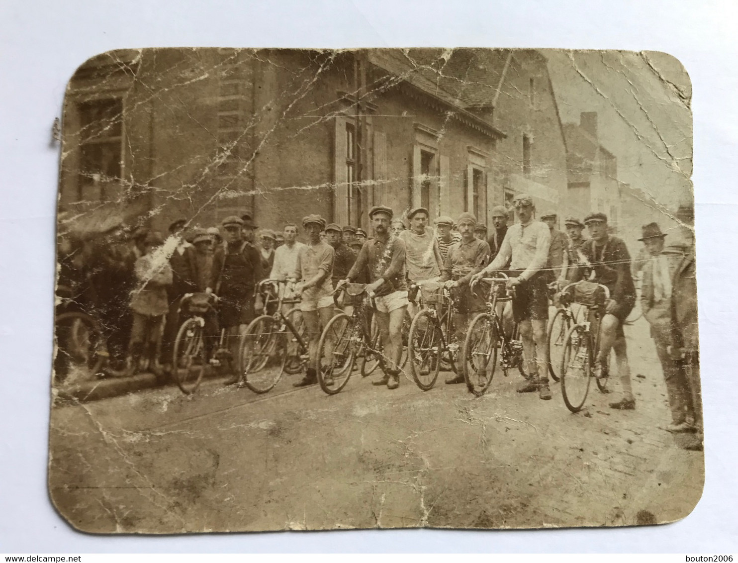 Marienau Départ Courses Cycliste Cycles Près De Forbach Rare Carte Photo - Forbach