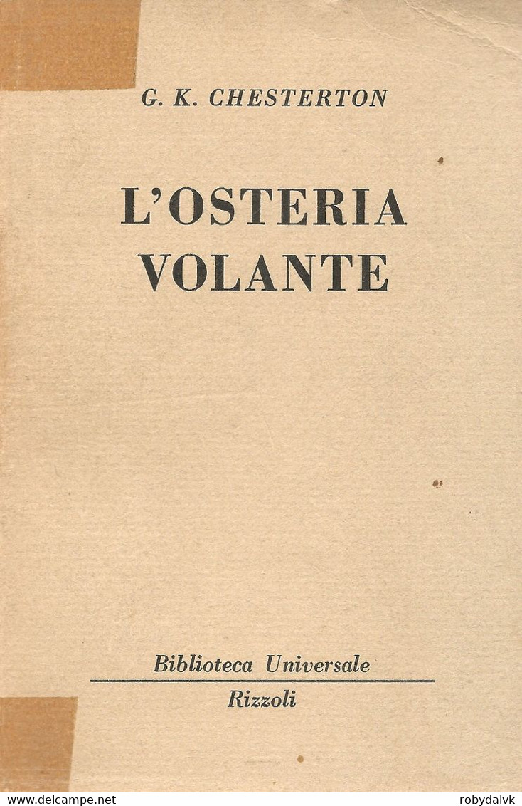 LB191 - GILBERT KEITH CHESTERTON : L'OSTERIA VOLANTE - Edizioni Economiche