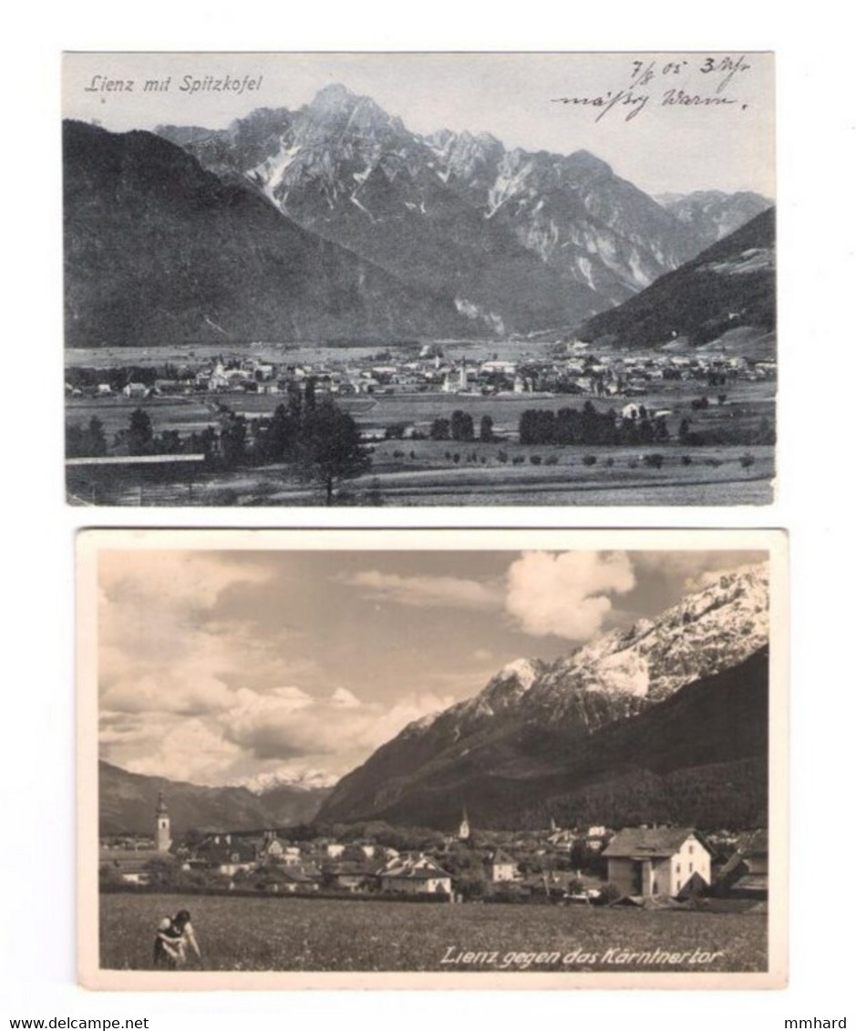 2 Stk Alte AK Lienz, Tirol/Osttirol, Beide Gelaufen - Lienz