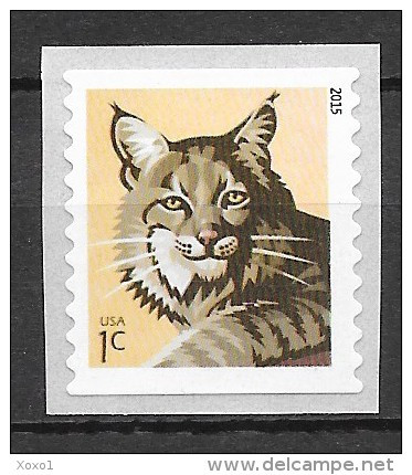 USA 2015 MiNr. 4853 II  Mammals Bobcat  1v  MNH** 0,30 € - Felini