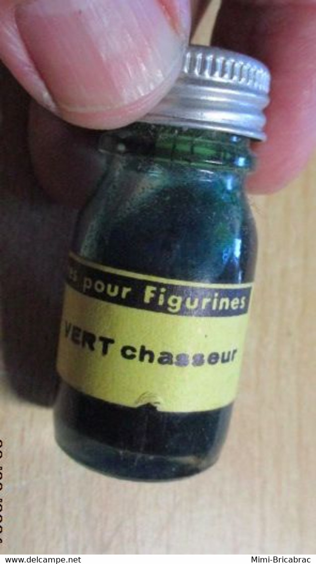 ABT21 Pot De Peinture ABT Des Années 70 : TEINTES POUR FIGURINES / VERT CHASSEUR Pour Collectionneurs - Decalcografie