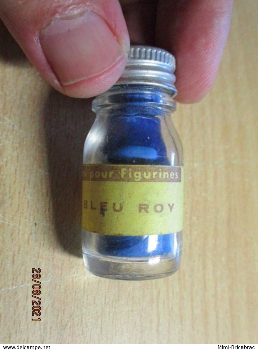 ABT21 Pot De Peinture ABT Des Années 70 : TEINTES POUR FIGURINES / BLEU ROY Pour Collectionneurs - Pegatinas (calcas)