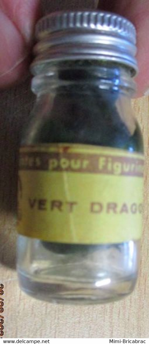 ABT21 Pot De Peinture ABT Des Années 70 : TEINTES POUR FIGURINES / VERT DRAGON Pour Collectionneurs - Decalcografie