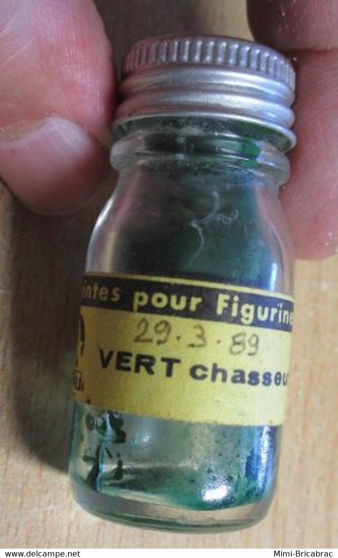 ABT21 Pot De Peinture ABT Des Années 70 : TEINTES POUR FIGURINES / VERT CHASSEUR Pour Collectionneurs - Transfer