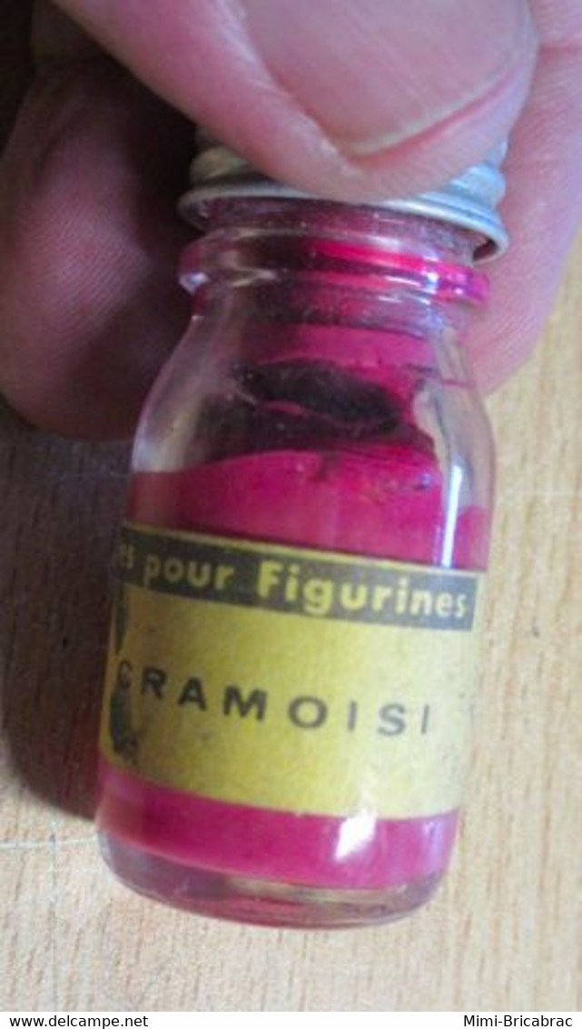 ABT21 Pot De Peinture ABT Des Années 70 : TEINTES POUR FIGURINES / CRAMOISI Pour Collectionneurs - Decalcografie