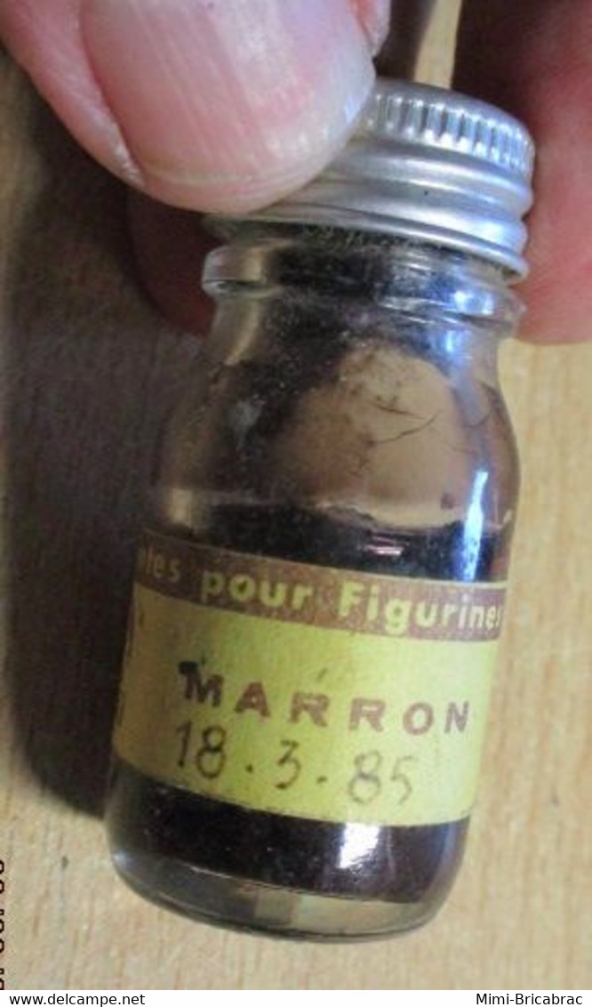 ABT21 Pot De Peinture ABT Des Années 70 : TEINTES POUR FIGURINES / MARRON Pour Collectionneurs - Decalcografie