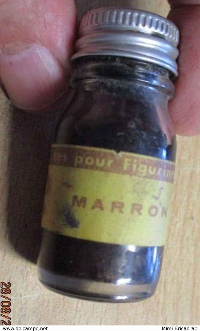 ABT21 Pot De Peinture ABT Des Années 70 : TEINTES POUR FIGURINES / MARRON Pour Collectionneurs - Pegatinas (calcas)