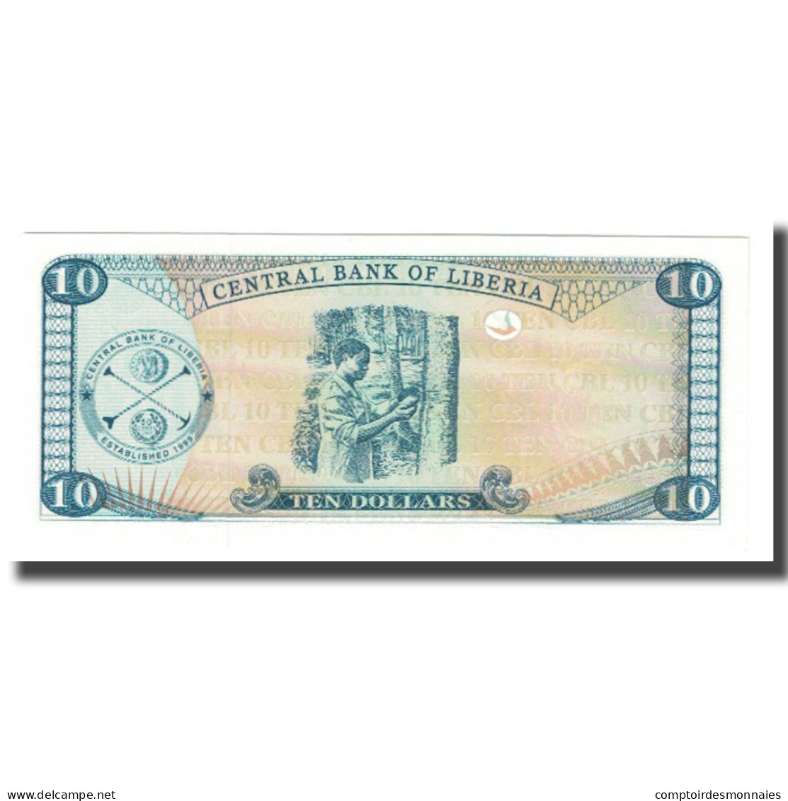 Billet, Liberia, 10 Dollars, 2011, KM:27f, NEUF - Liberia