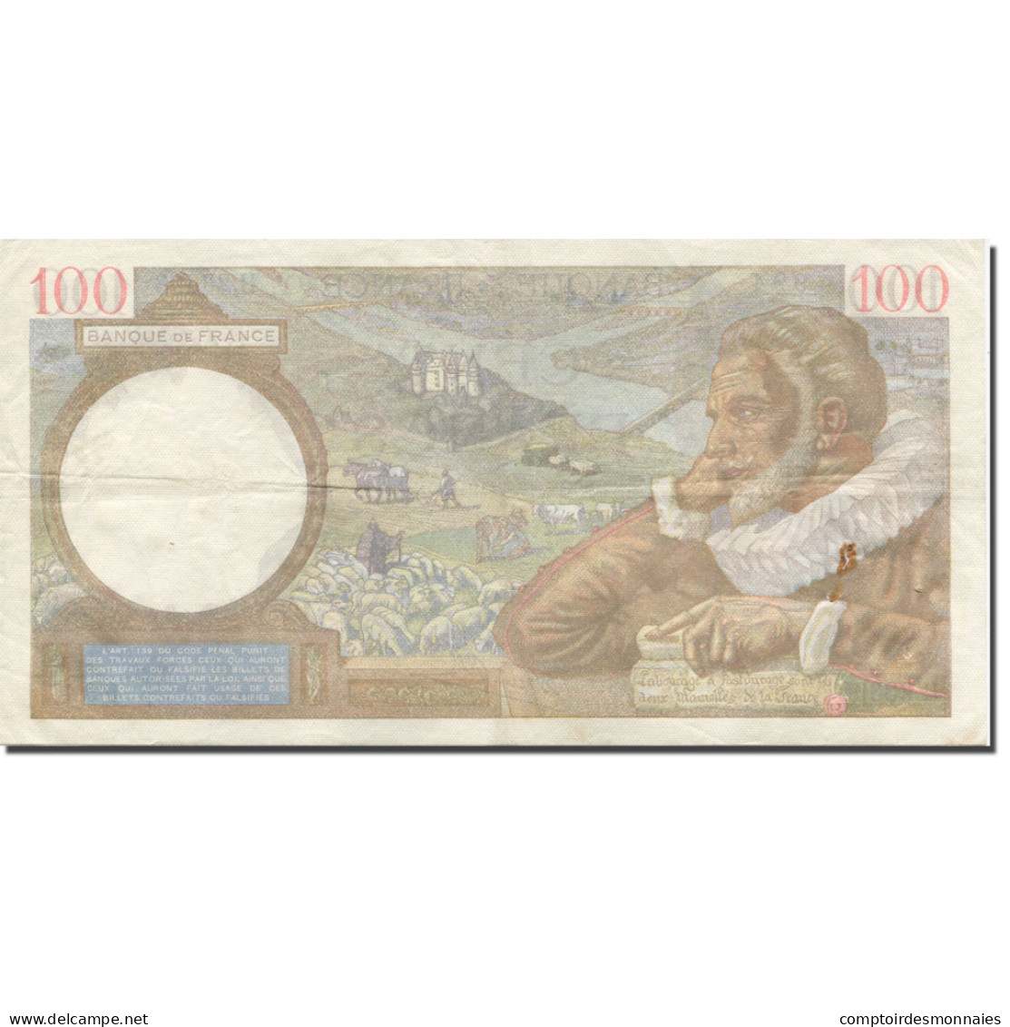 France, 100 Francs, Sully, 1941, 1941-07-10, TTB, Fayette:26.55, KM:94 - 100 F 1939-1942 ''Sully''
