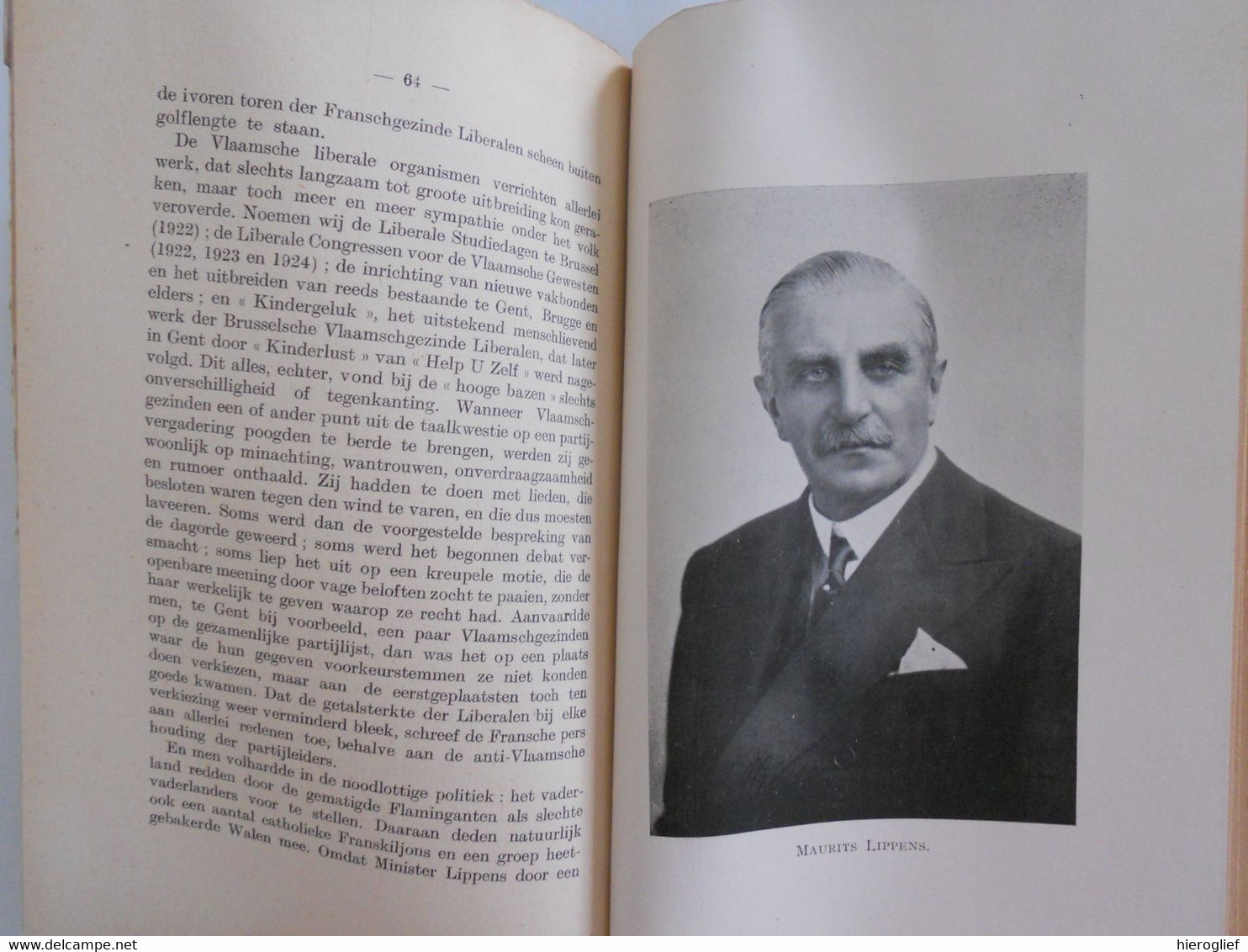 DE VLAAMSCHE BEWEGING van 1905 tot 1930 - 2 delen door Maurits Basse Ledeberg Gent vlaamse vlaanderen