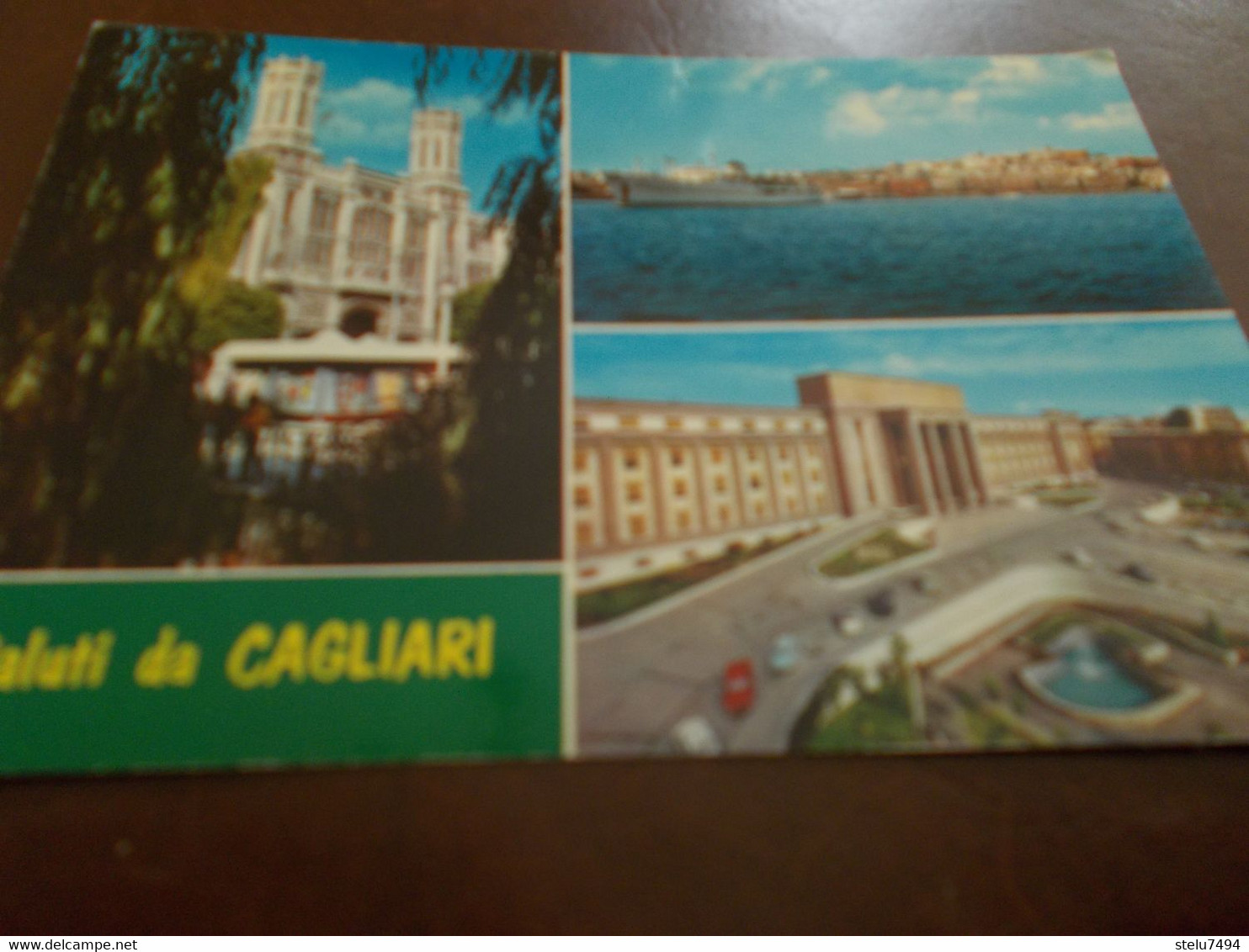 B791   Cagliari Saluti Viaggiata Lieve Piega - Cagliari