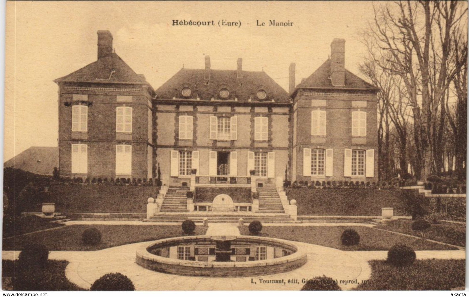 CPA HEBECOURT Le Manoir (1149548) - Hébécourt