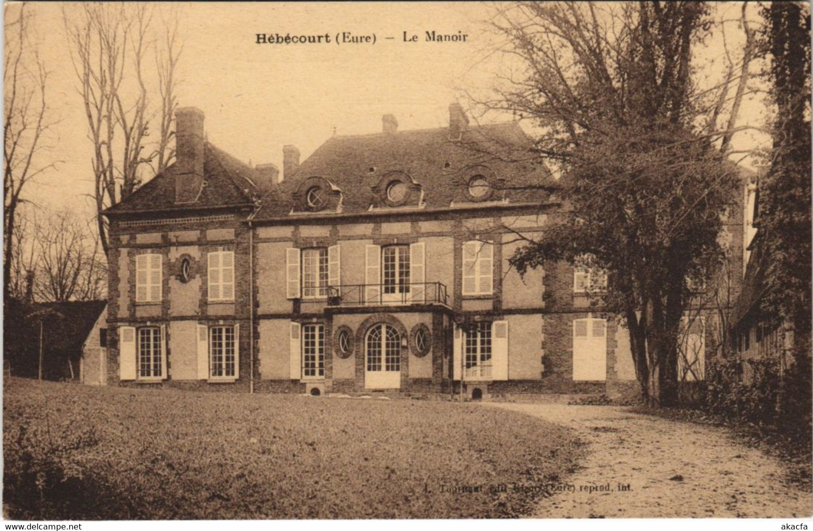 CPA HEBECOURT Le Manoir (1149555) - Hébécourt