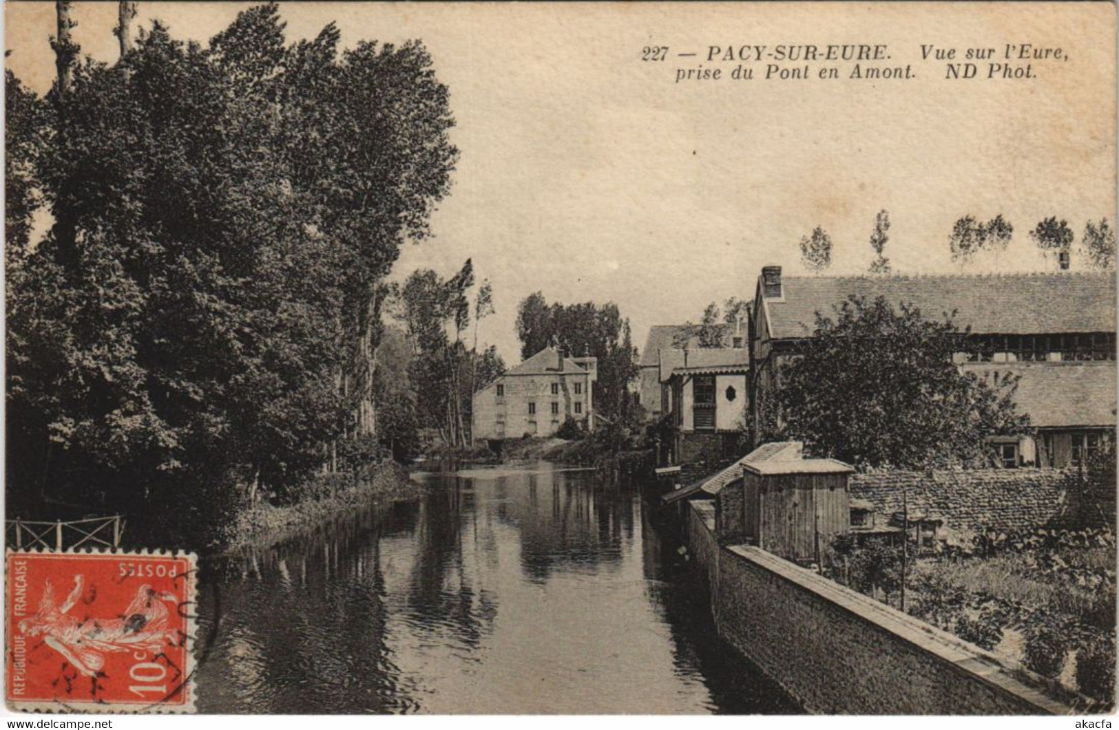 CPA PACY-sur-EURE Vue Sur L'Eure - Prise Du Pont En Amont (1149669) - Pacy-sur-Eure