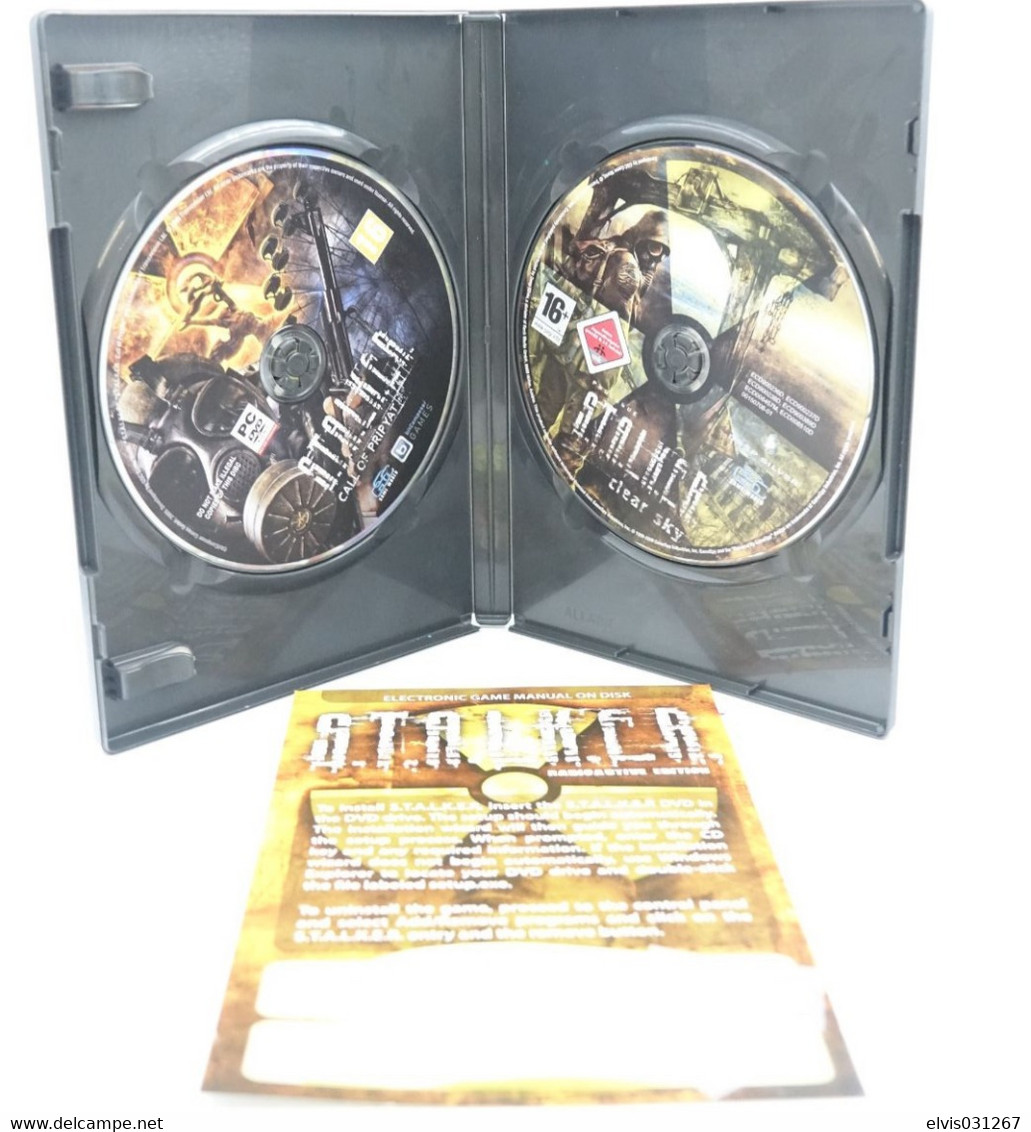PERSONAL COMPUTER PC GAME : S.T.A.L.K.E.R. STALKER CLEAR SKY & CALL OF PRIVYAT RADIOACTIVE EDITION - RARE - THQ - PC-Spiele
