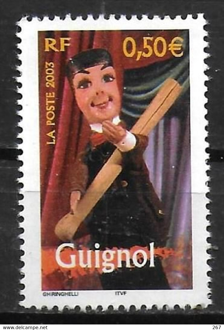 FRANCE  N° 3565 * *  Marionnette Guignol - Puppets