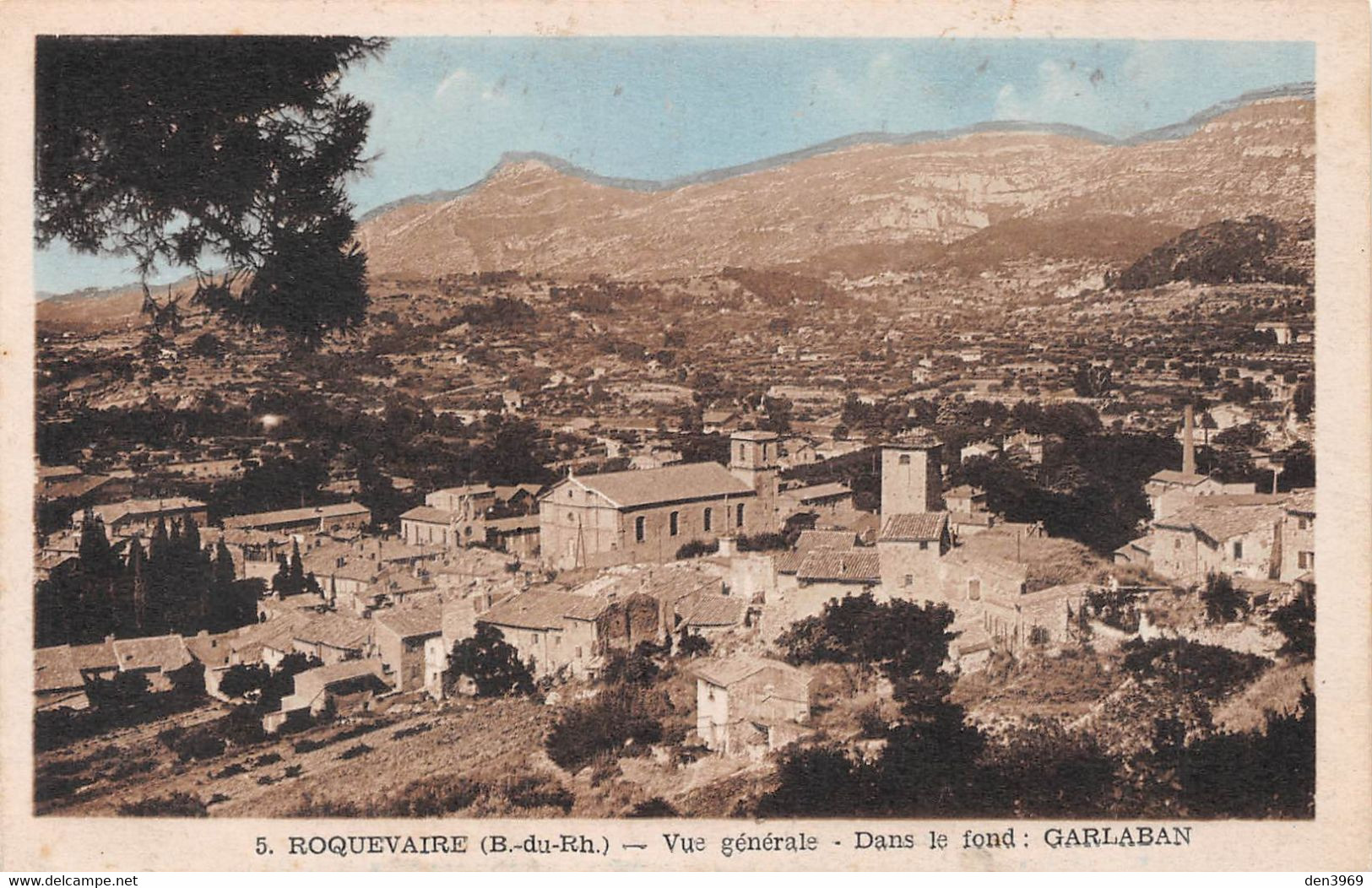 ROQUEVAIRE - Vue Générale - Dans Le Fond Garlaban - Roquevaire