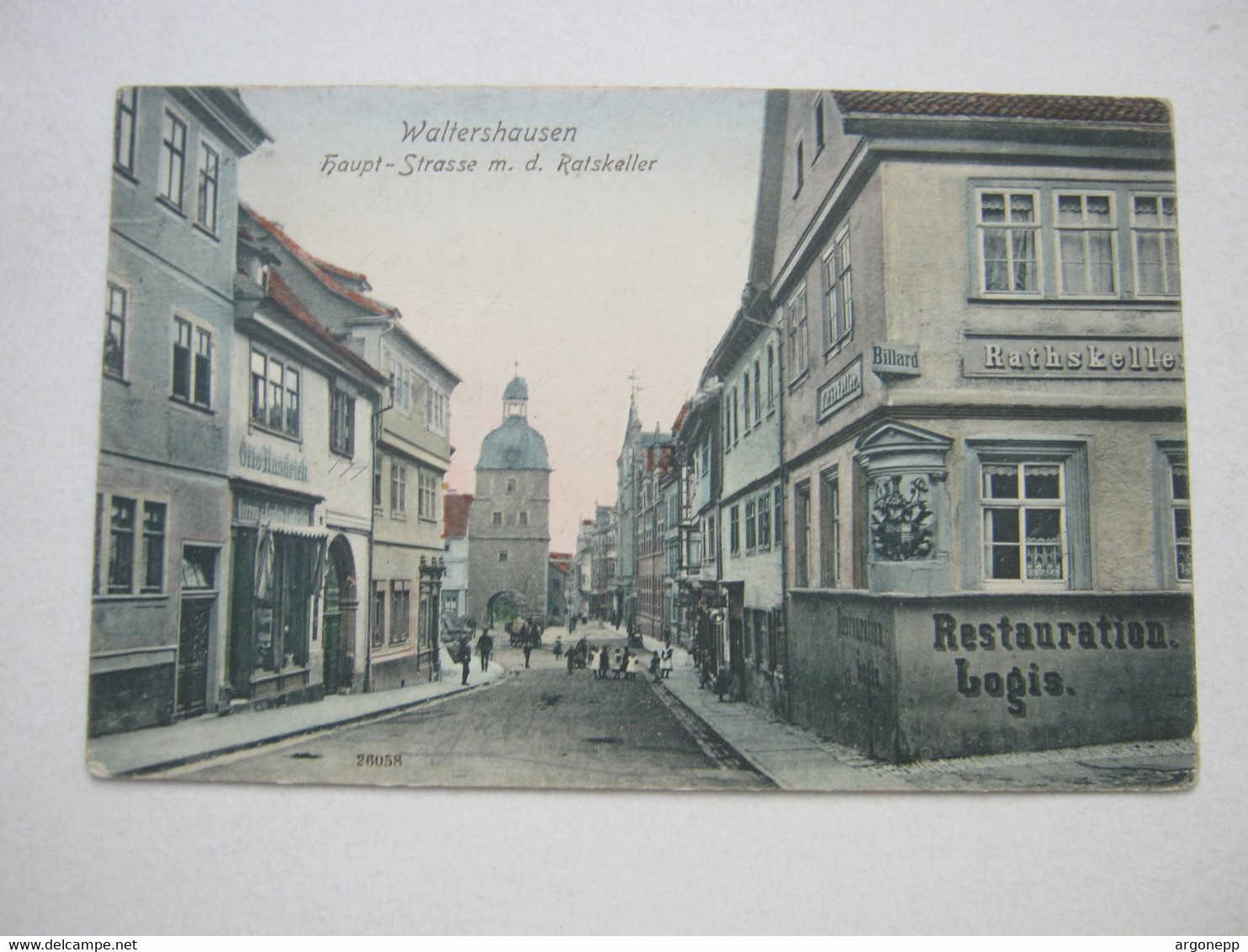 WALTERSHAUSEN  ,  Gasthof ,   Schöne Karte   , 2 Scans - Waltershausen