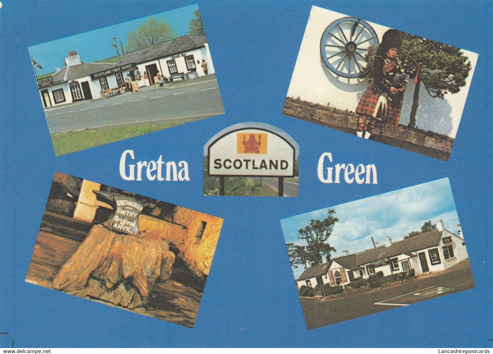 Postcard Gretna Green My Ref B25101MD - Dumfriesshire