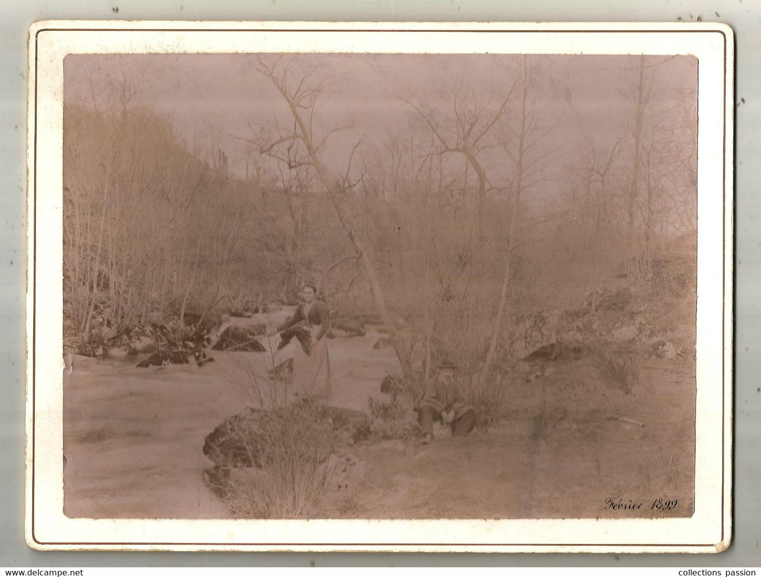 Photographie Support Cartonné , 245 X 185 Mm , Sports ,PÊCHE ,1899, Frais Fr 3.35 E - Deportes