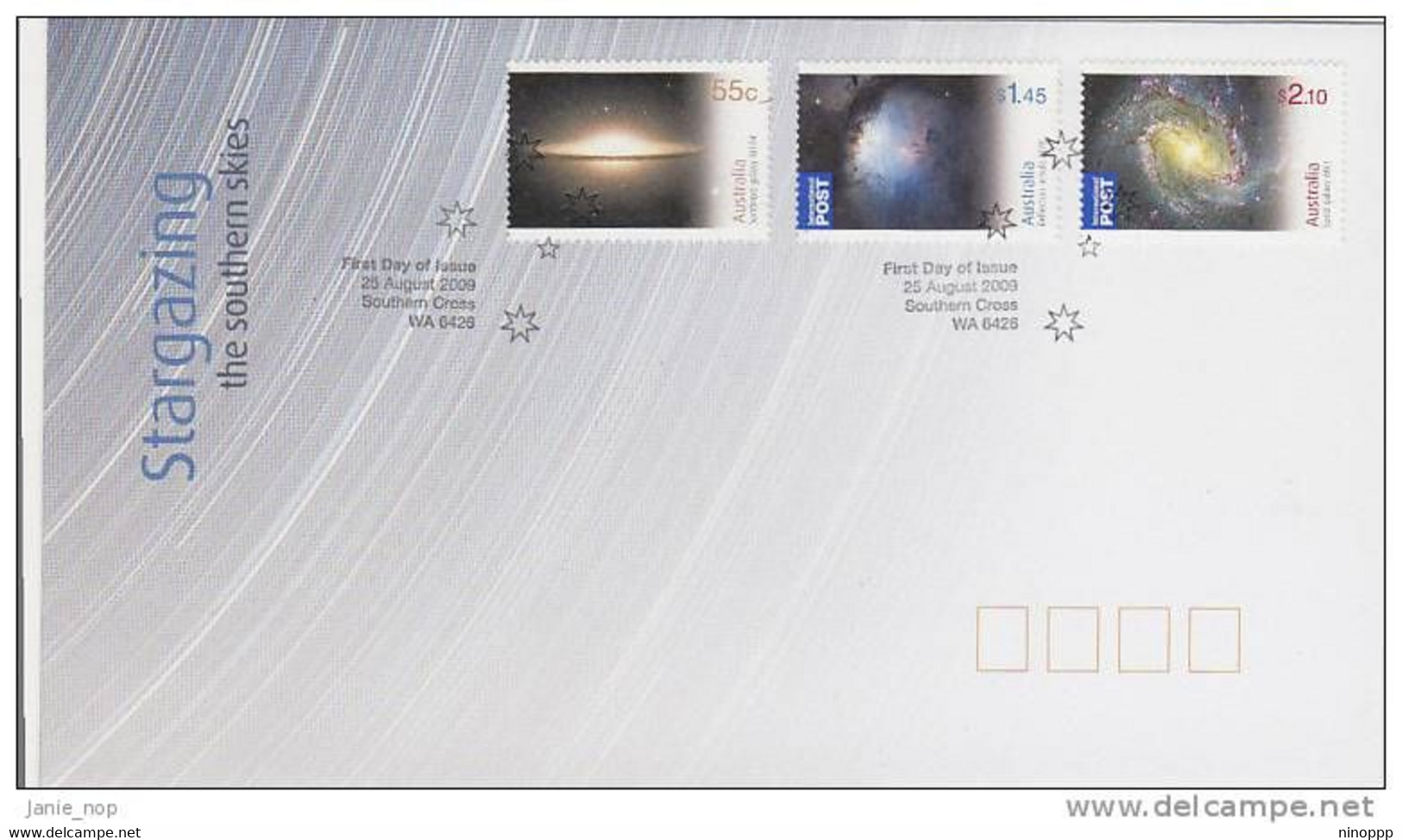 Australia 2009 Stargazzing The Southern Skies FDC - Oceania