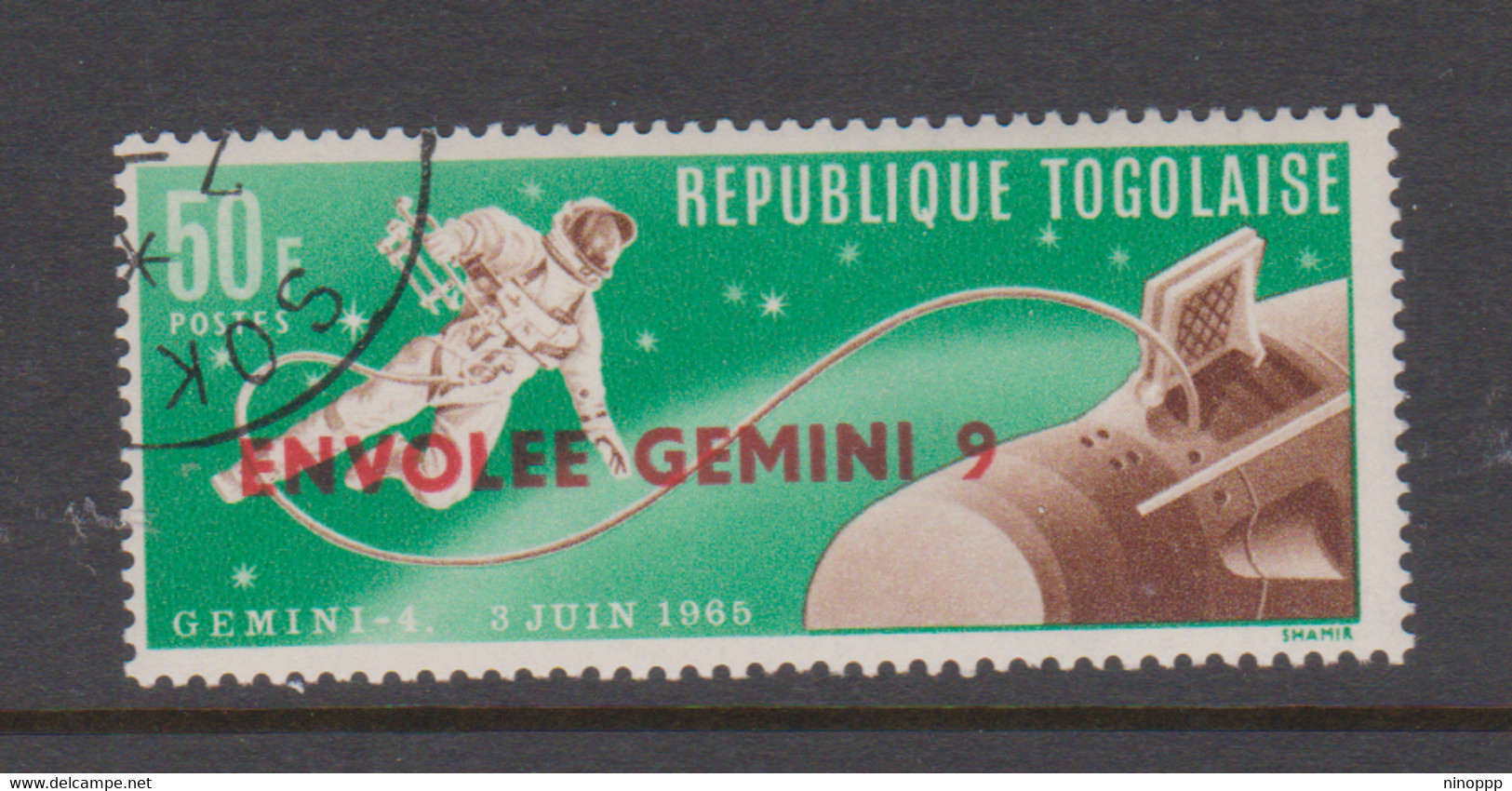 Togo Scott 564 1966 Achievements In Space,Gemini 9,used - Afrika