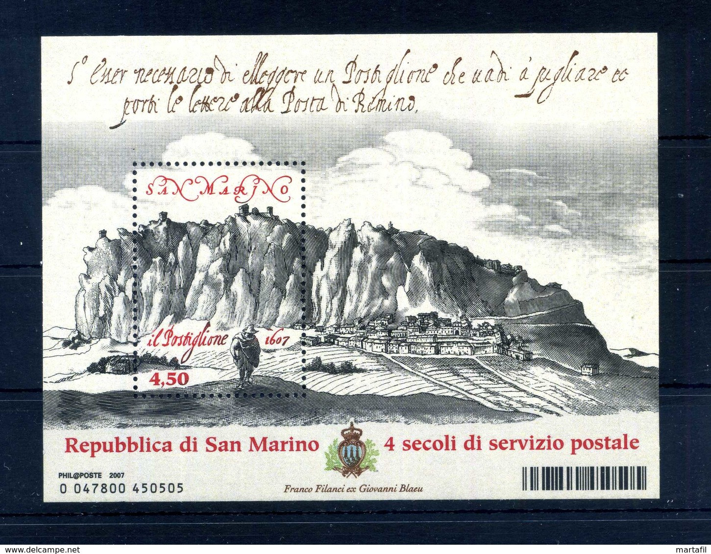 2007 SAN MARINO BF85 MNH ** - Blocs-feuillets