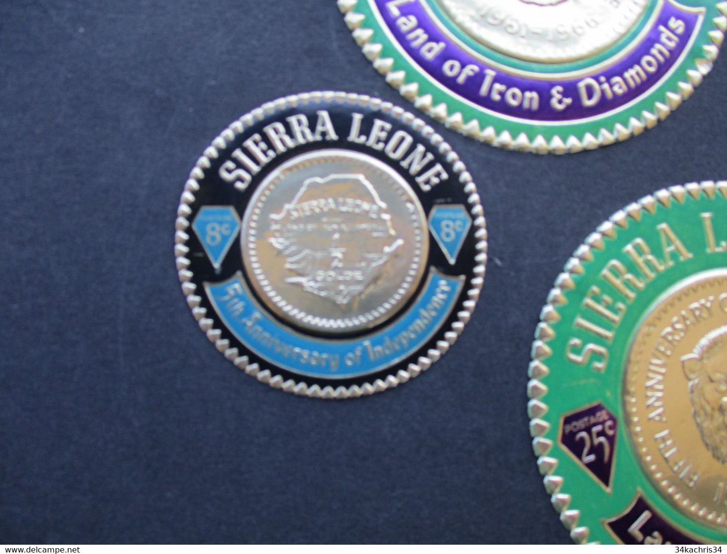 Lot TP Sierra Léone Or Gold Stamp - Sierra Leone (1961-...)