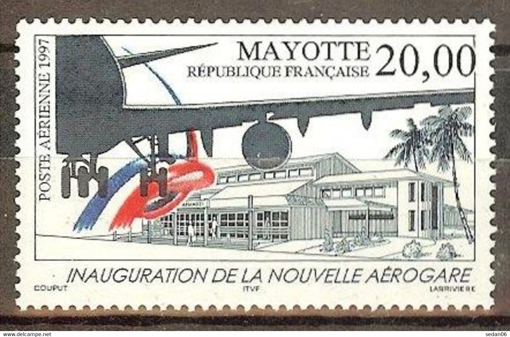 MAYOTTE PA N°1** - Cote 12.00 € - Poste Aérienne