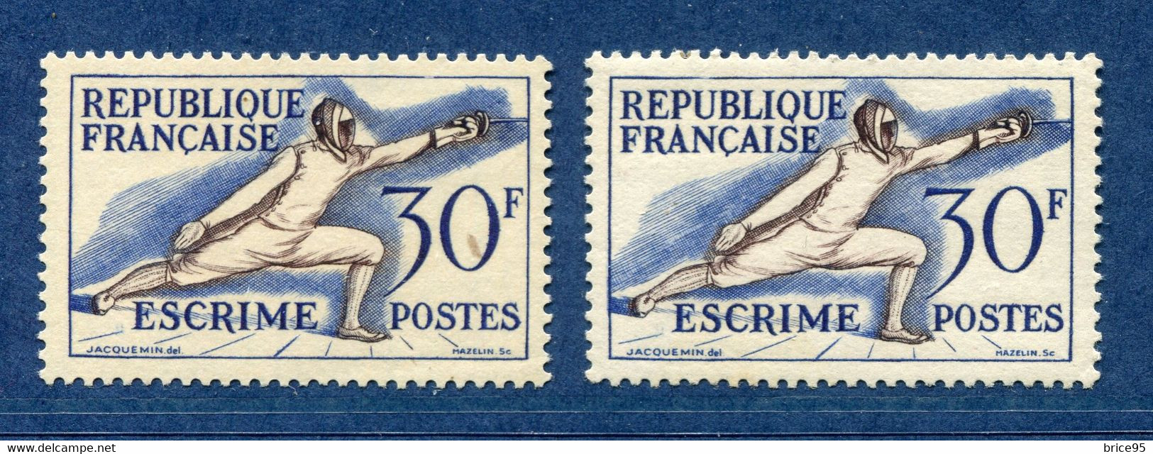 ⭐ France - Variété - YT N° 962 - Couleurs - Pétouille - Neuf Sans Et Avec Charnière - 1953 ⭐ - Nuovi