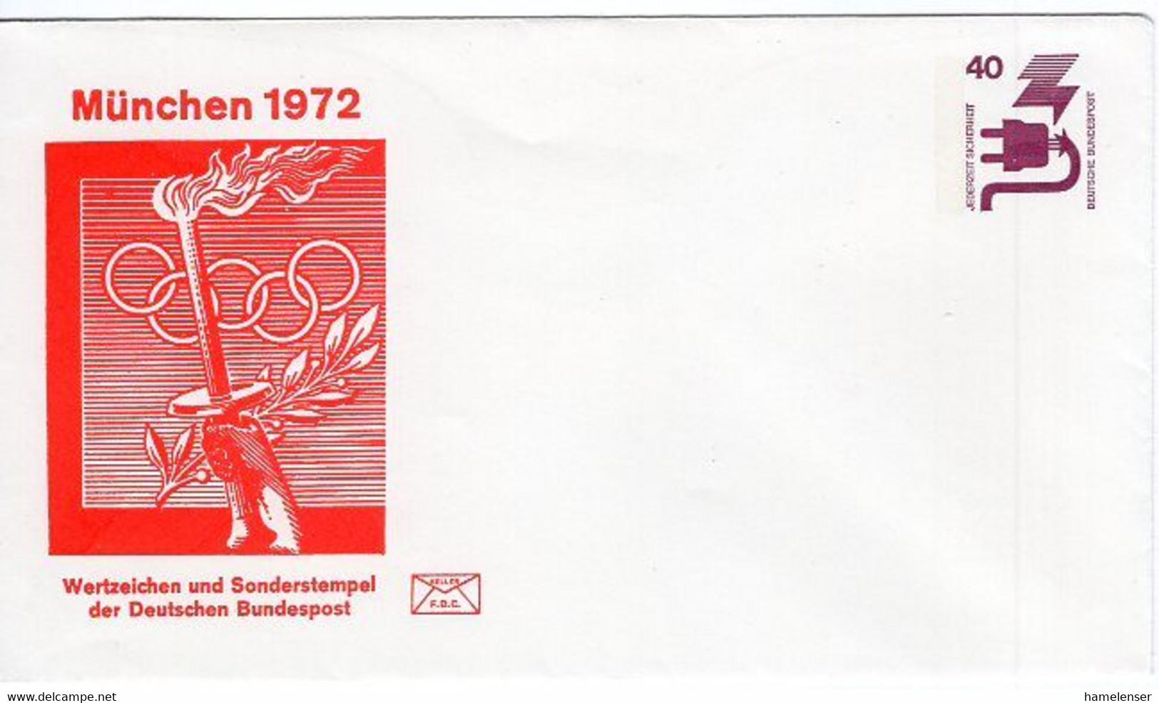 49258 - Bund - 1972 - 40Pfg. Unfallverhuetung PGA Olympiade Muenchen '72, Ungebraucht - Ete 1972: Munich